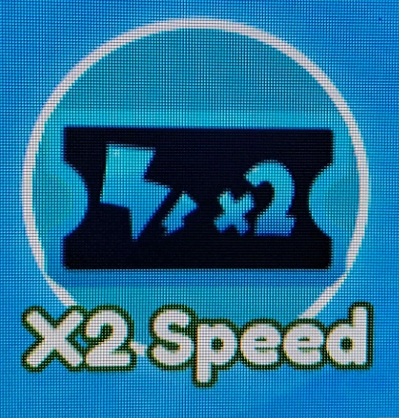 2X speed artwork