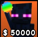 Rainbow Enderman artwork