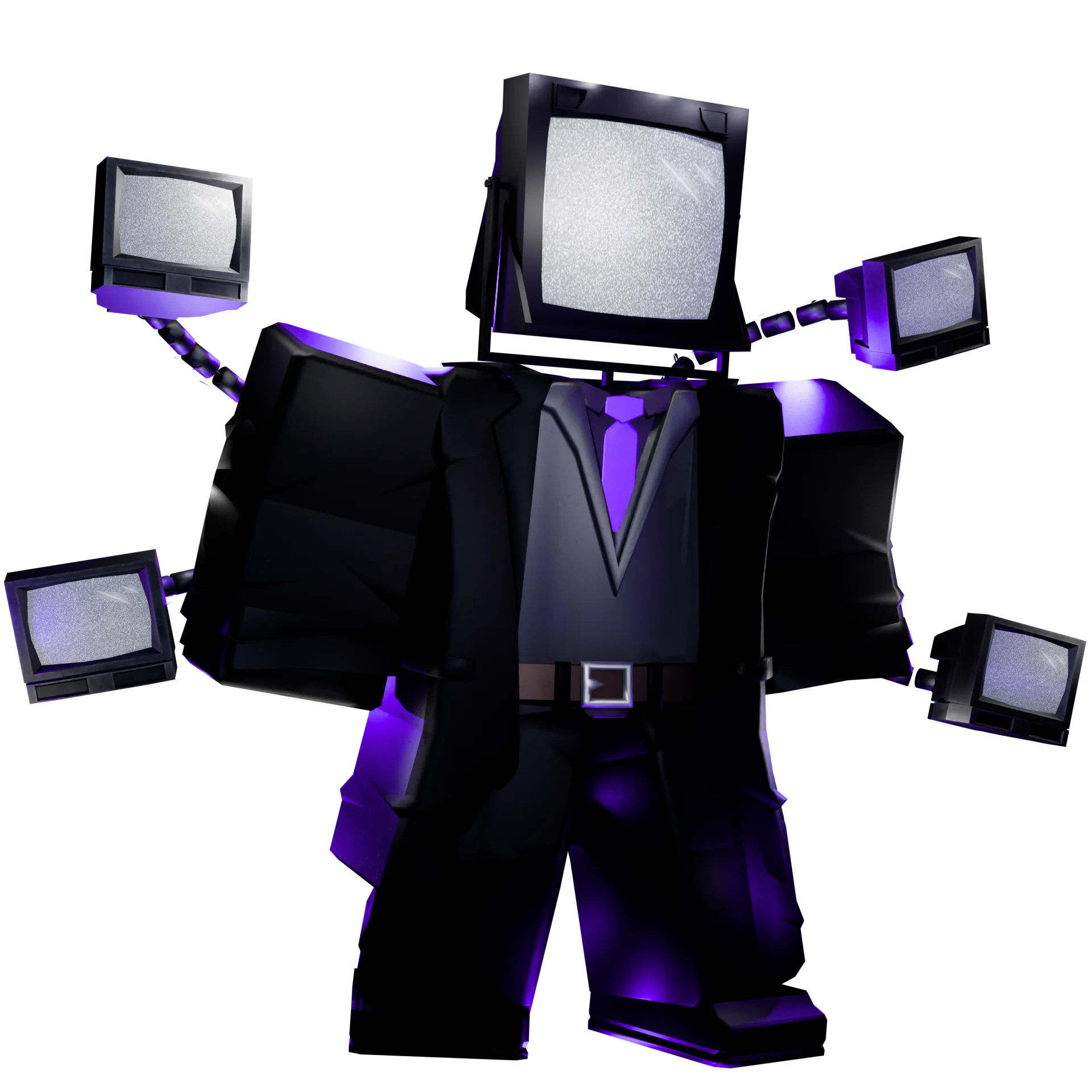 Large TV Man artwork